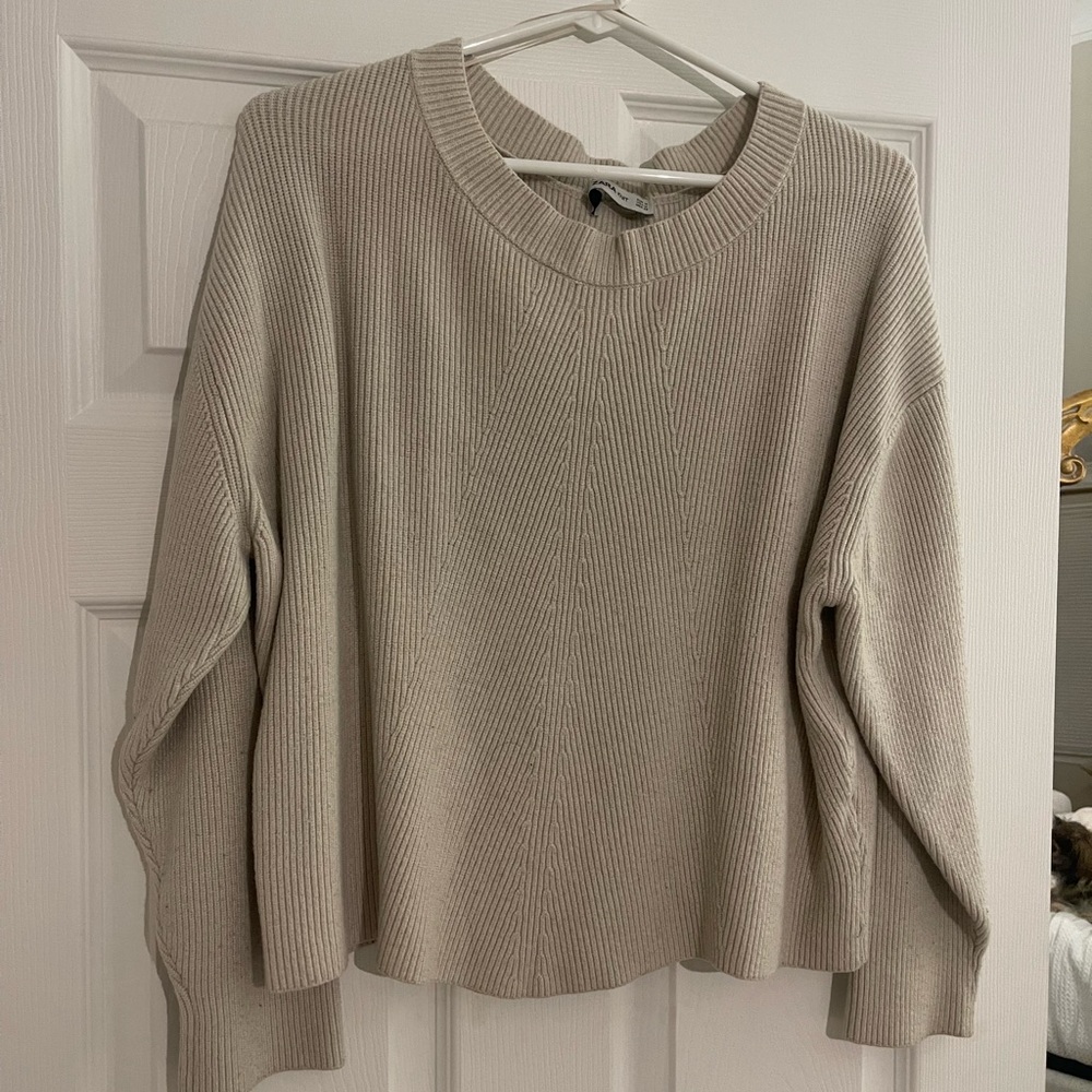 Zara Ribbed Knit Sweater